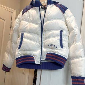 Women’s KU puffer jacket in medium - RARE